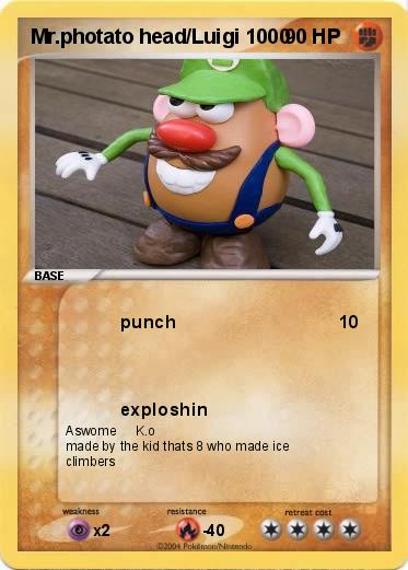 Pokemon Mr.photato head/Luigi 1000