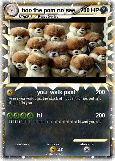 Pokemon boo the pom no see