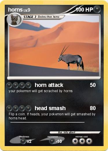 Pokemon horns