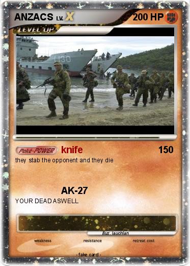Pokemon ANZACS