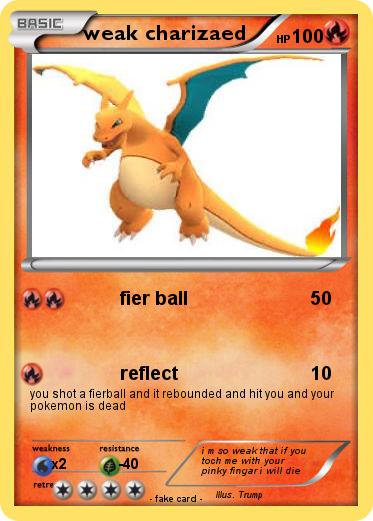 Pokemon weak charizaed