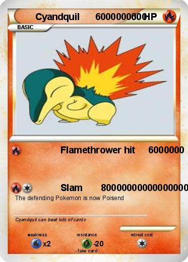 Pokemon Cyandquil      6000000000