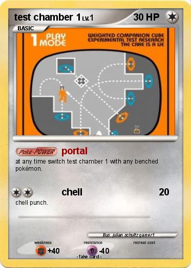 Pokemon test chamber 1