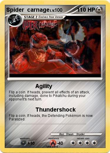 Pokemon Spider  carnage