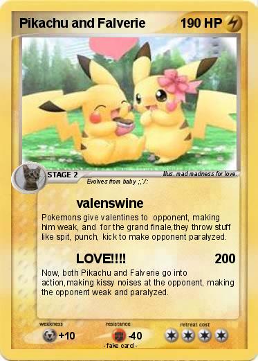 Pokemon Pikachu and Falverie