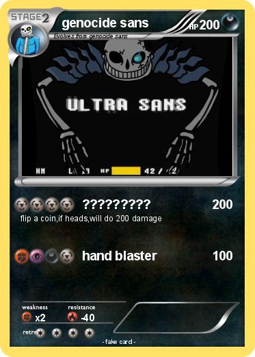 Pokemon genocide sans