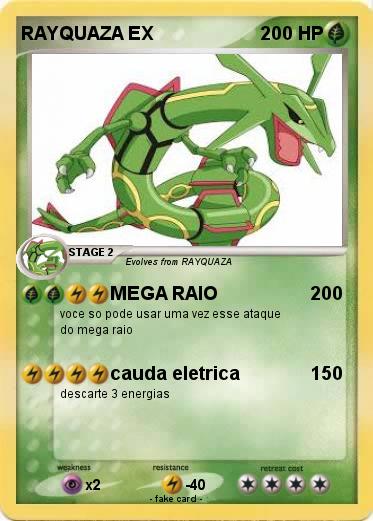 Pokemon RAYQUAZA EX