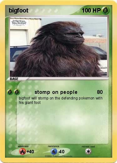 Pokemon bigfoot