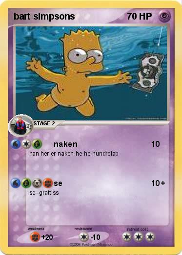 Pokemon bart simpsons