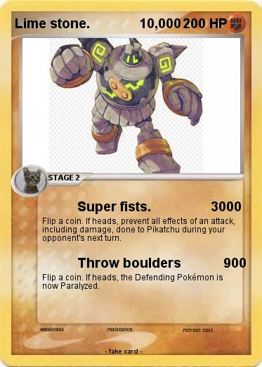 Pokemon Lime stone.              10,000