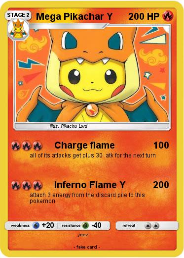 Pokemon Mega Pikachar Y