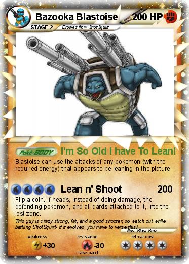 Pokemon Bazooka Blastoise