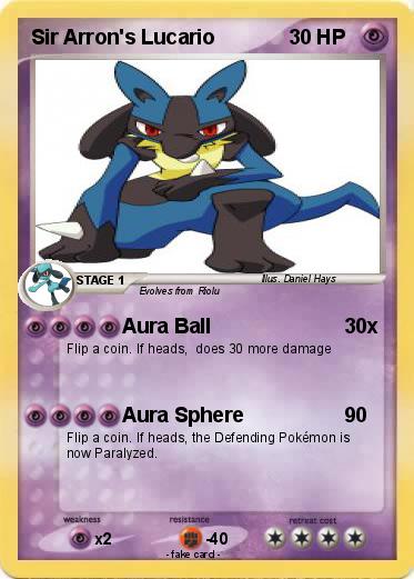 Pokemon Sir Arron's Lucario