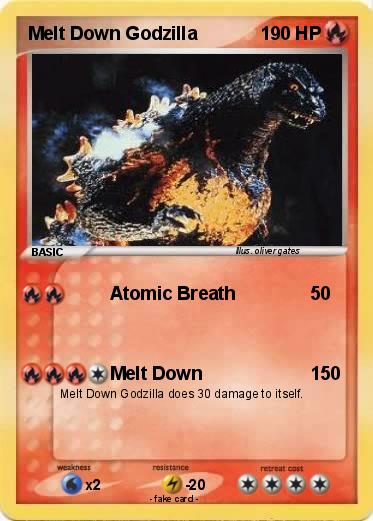 Pokemon Melt Down Godzilla