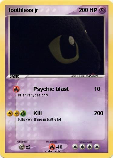 Pokemon toothless jr