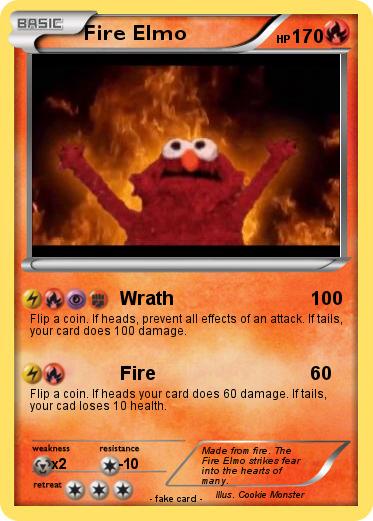 Pokemon Fire Elmo