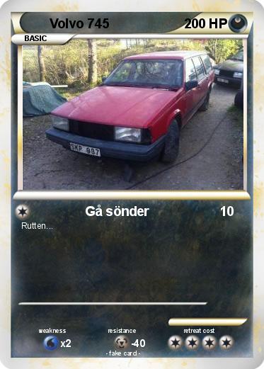 Pokemon Volvo 745