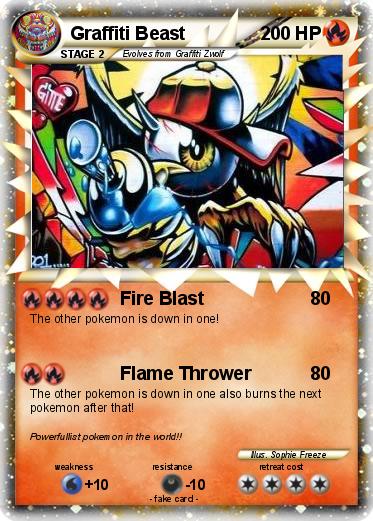 Pokemon Graffiti Beast