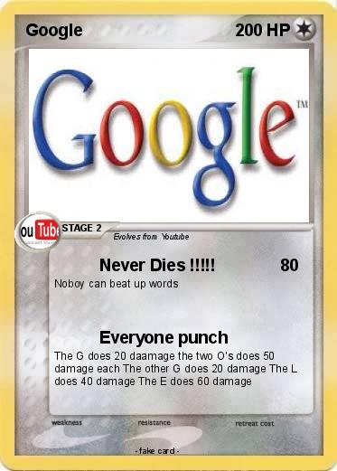 Pokemon Google