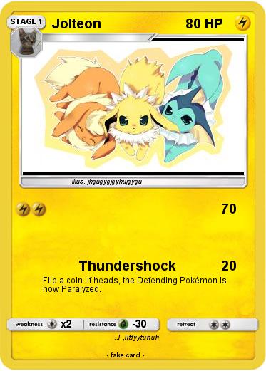 Pokemon Jolteon