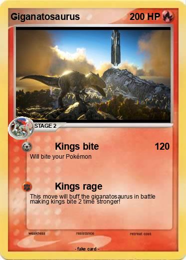 Pokemon Giganatosaurus