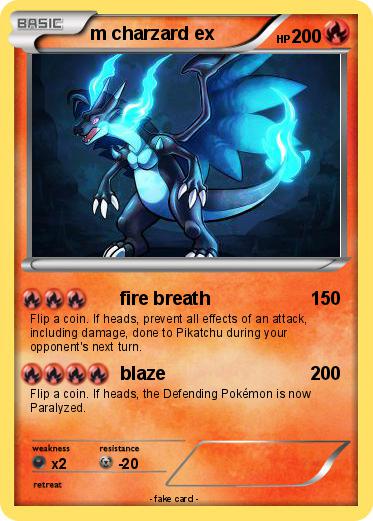Pokemon m charzard ex