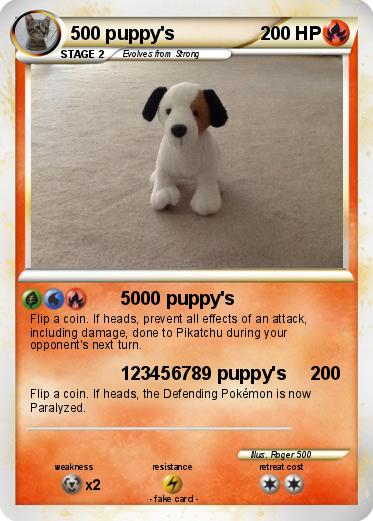 Pokemon 500 puppy's
