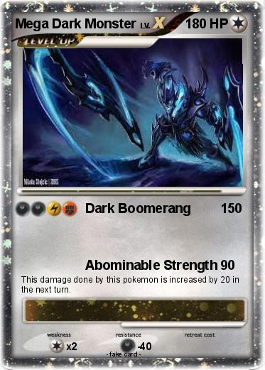 Pokemon Mega Dark Monster