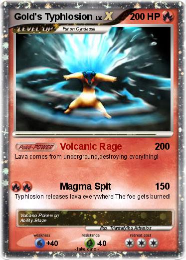 Pokemon Gold's Typhlosion