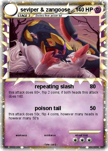 Pokemon seviper & zangoose