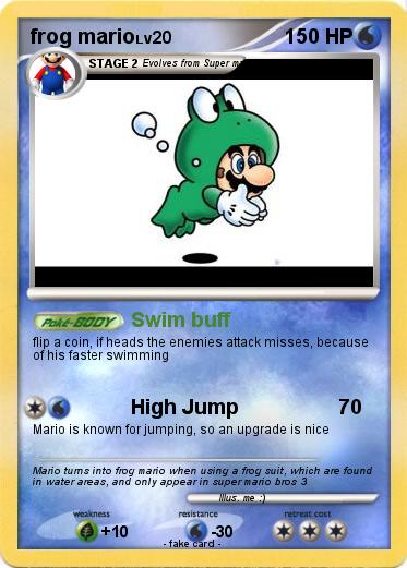 Pokemon frog mario