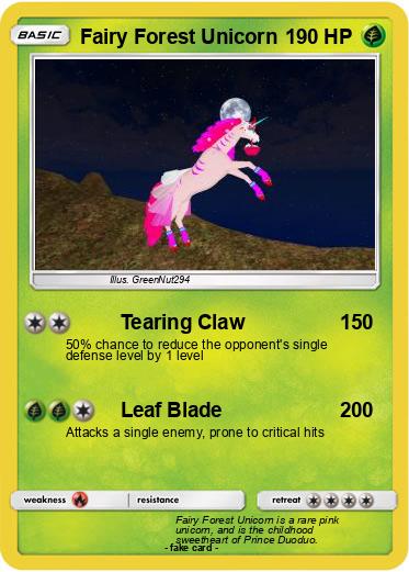 Pokemon Fairy Forest Unicorn