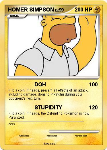 Pokemon HOMER SIMPSON