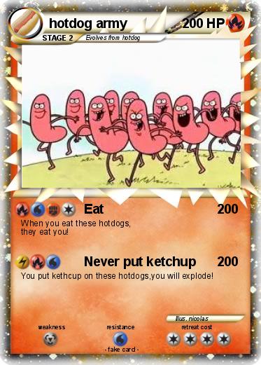 Pokemon hotdog army
