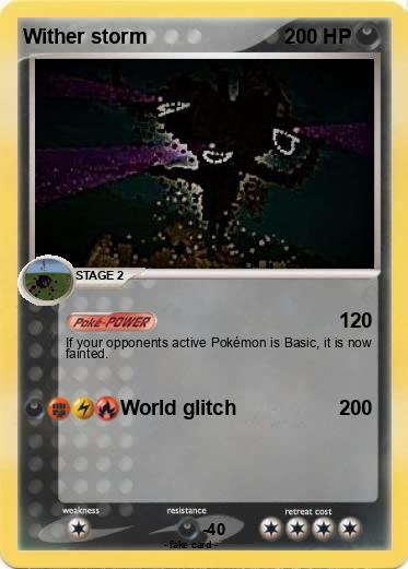 Pokemon Wither storm