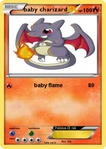 Pokemon baby charizard