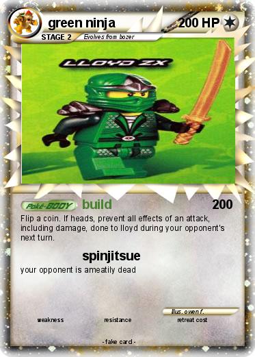 Pokemon green ninja
