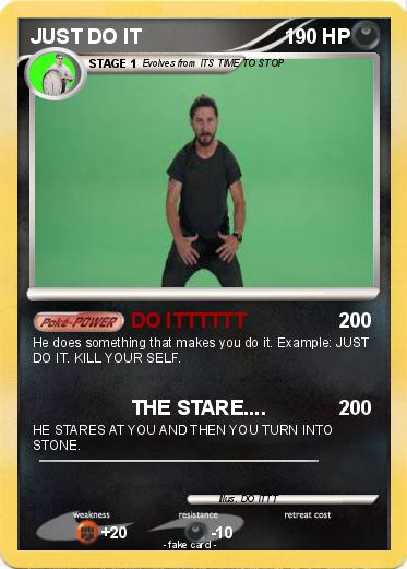 Pokemon JUST DO IT