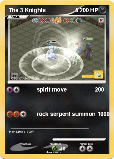 Pokemon The 3 Knights                   5