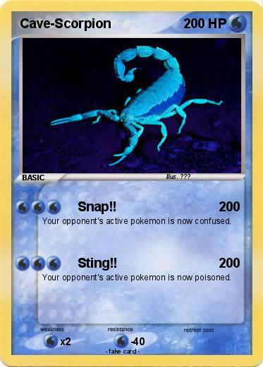 Pokemon Cave-Scorpion
