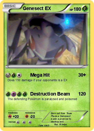 Pokemon Genesect EX
