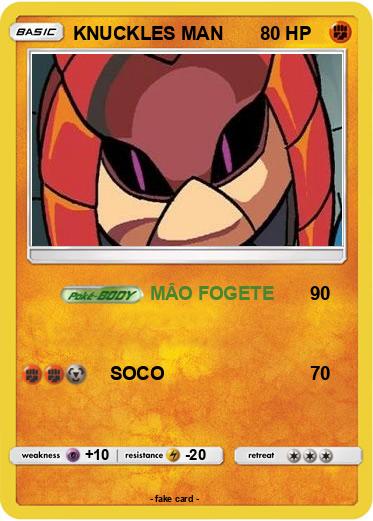 Pokemon KNUCKLES MAN