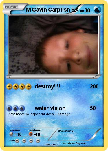 Pokemon M Gavin Carpfish EX