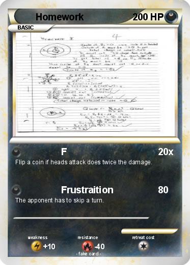 Pokemon Homework