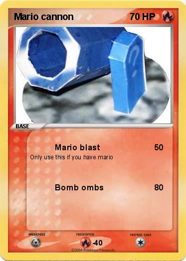 Pokemon Mario cannon