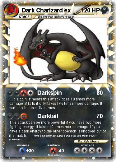 Pokemon Dark Charizard ex