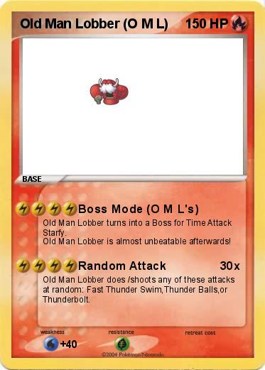 Pokemon Old Man Lobber (O M L)