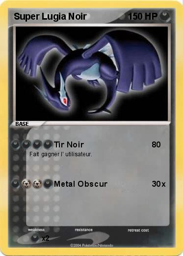 Pokemon Super Lugia Noir