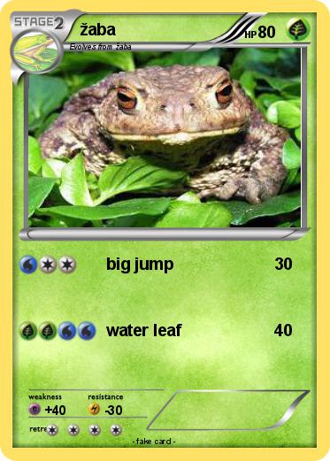 Pokemon žaba