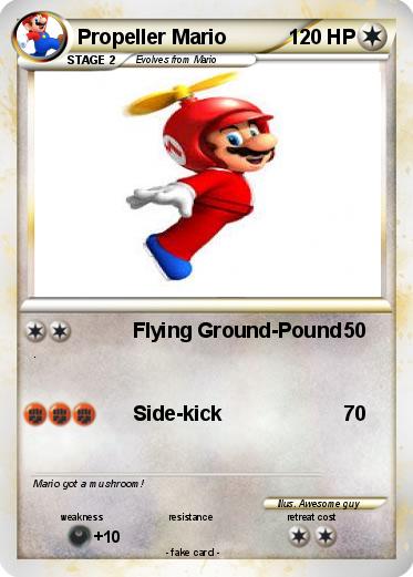 Pokemon Propeller Mario